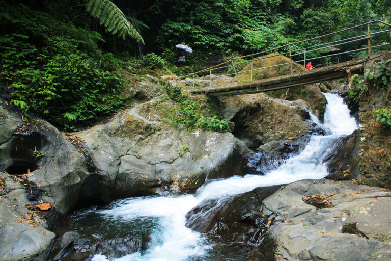 Multi Tier Gitgit Waterfall: 3-Tier Cascade in Buleleng