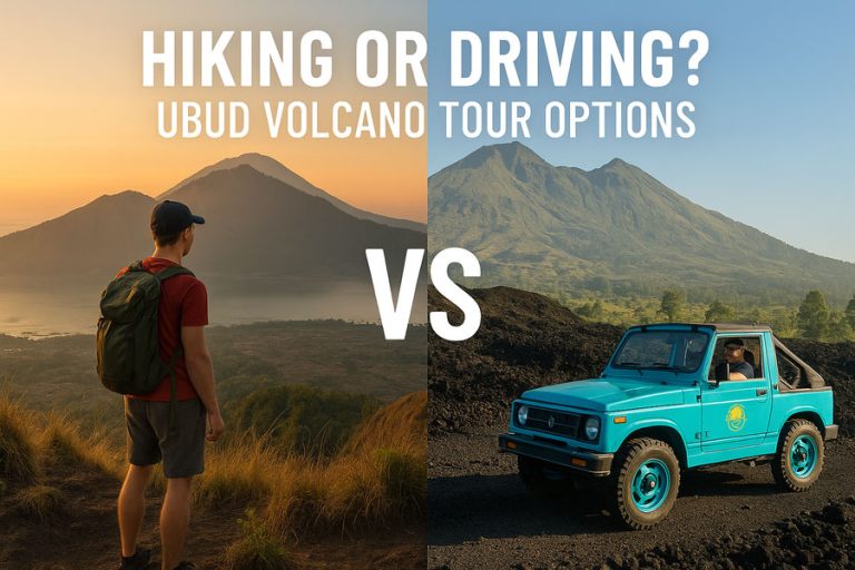 Hiking or Driving? This is Ubud Volcano Tour Options