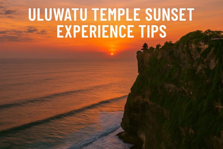 Enjoying Your Uluwatu Temple Sunset Experience