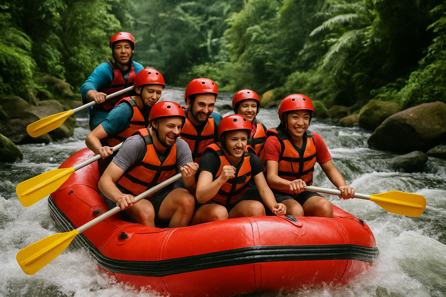 ayung river bali - bali touristic