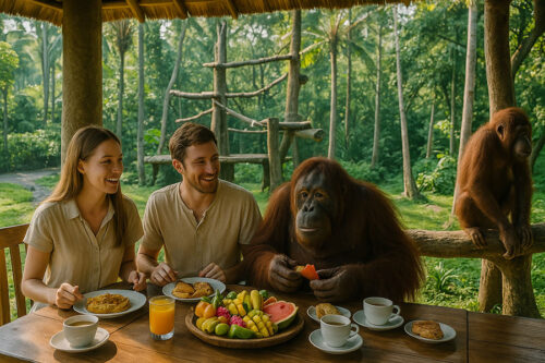 Can You Really Have A Breakfast With Orangutans At Bali Zoo can-you-really-have-a-breakfast-with-orangutans-at-bali-zoo