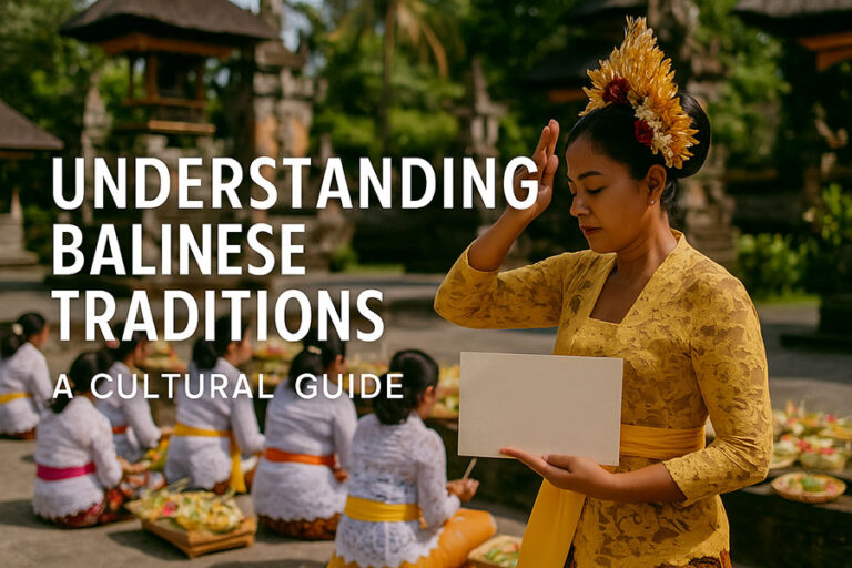 Understanding Balinese Traditions: A Cultural Guide