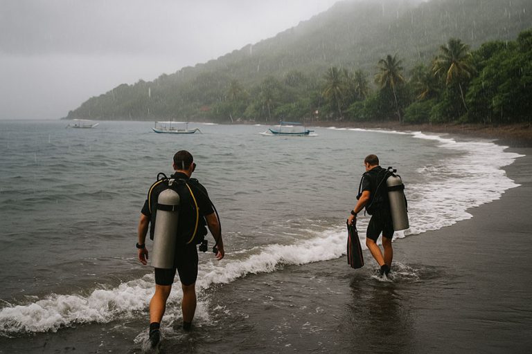 Bali Dive Trip in Rainy Season: Safety Tips & Best Sites