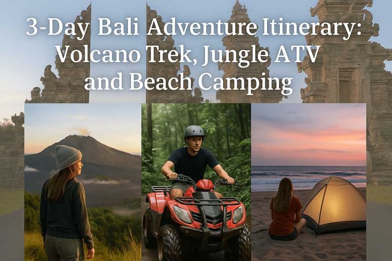 Bali Adventure Itinerary: Volcano, Jungle & Coastline