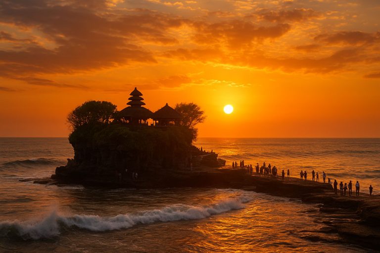Overview of Tanah Lot Tour Finding Bali Gold Sunset Magic