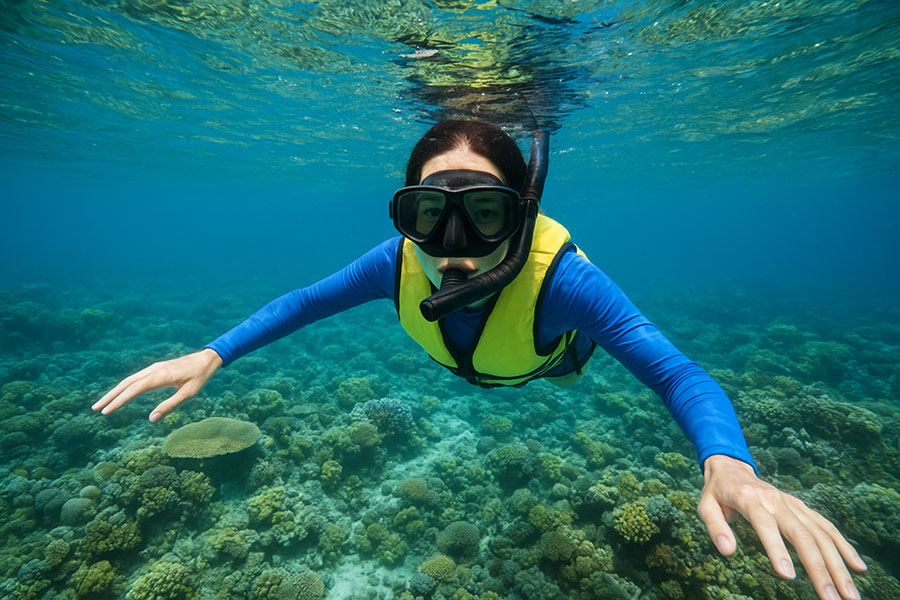 blue lagoon bali - snorkeling tour bali