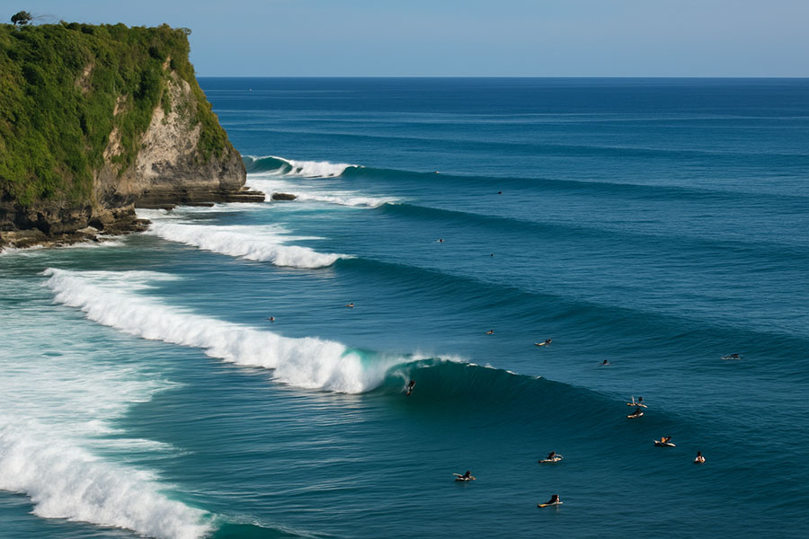 uluwatu surf spot - surf paradise bali - bali touristic