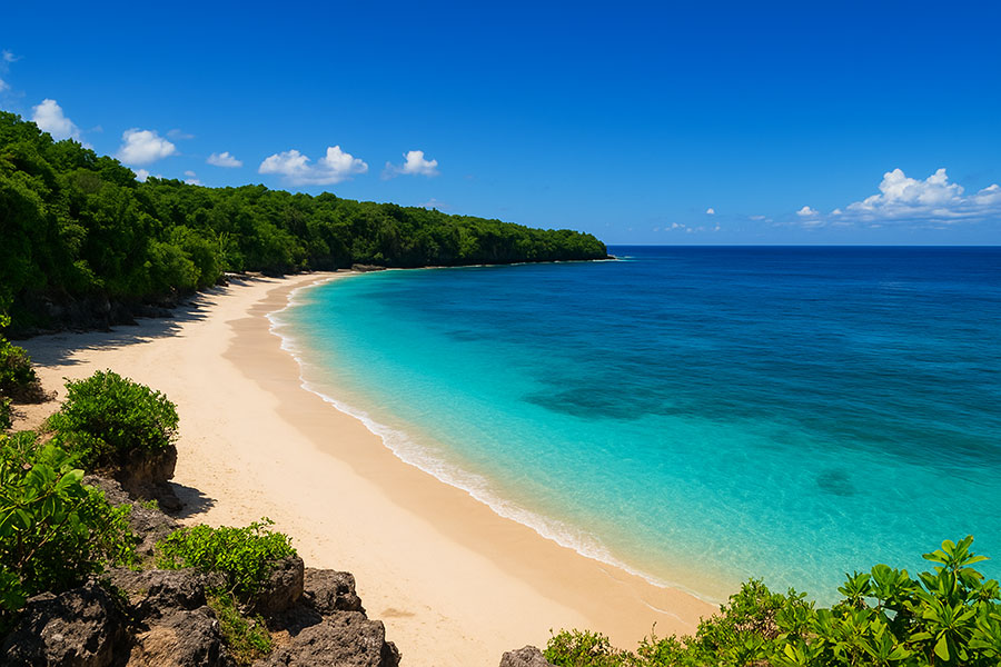 virgin beach bali - east bali tour - bali touristic