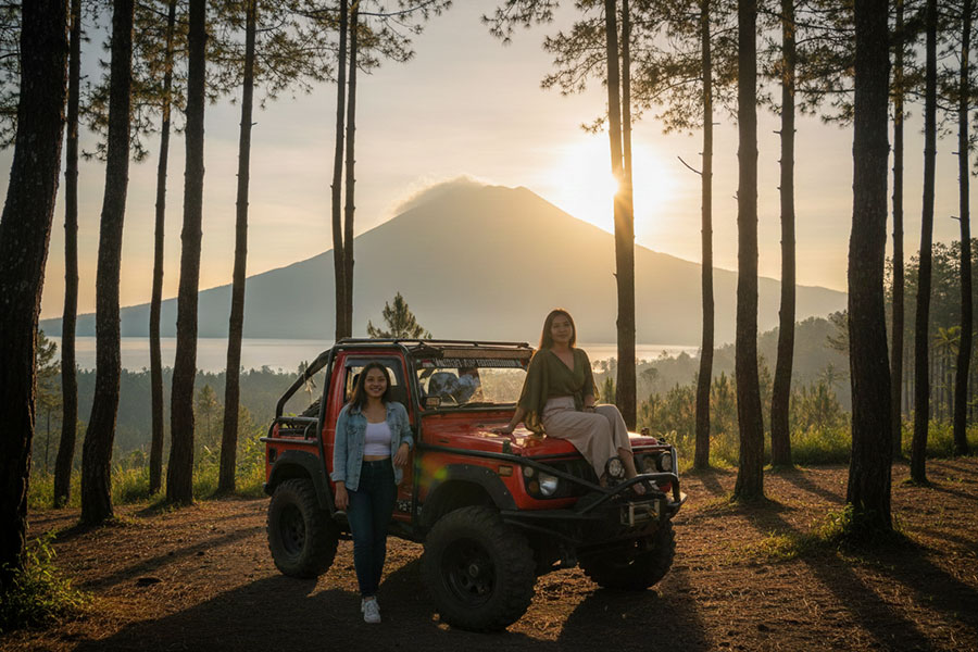 batur sunrise jeep - jeep tour bali - bali touristic
