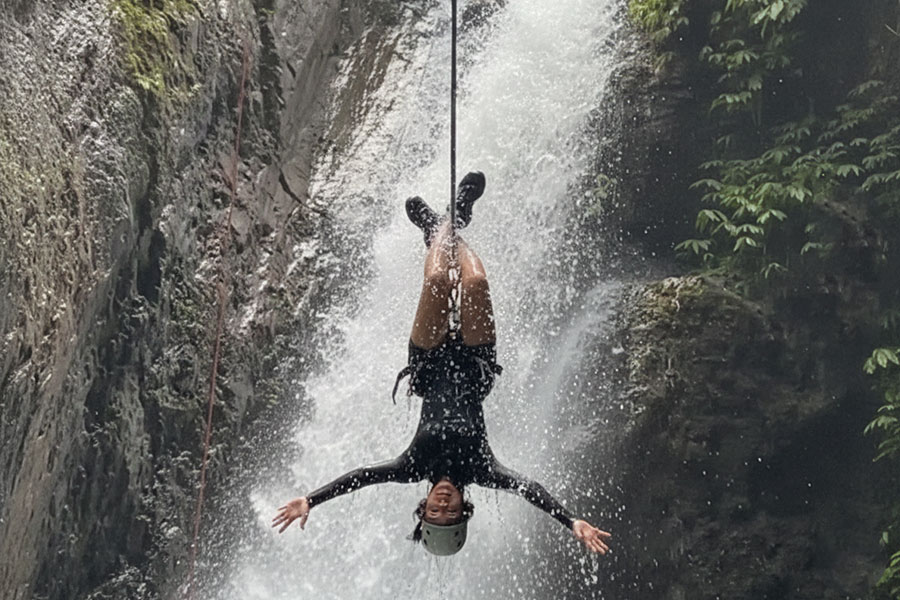 canyoning in bali - sport challenge bali - bali touristic