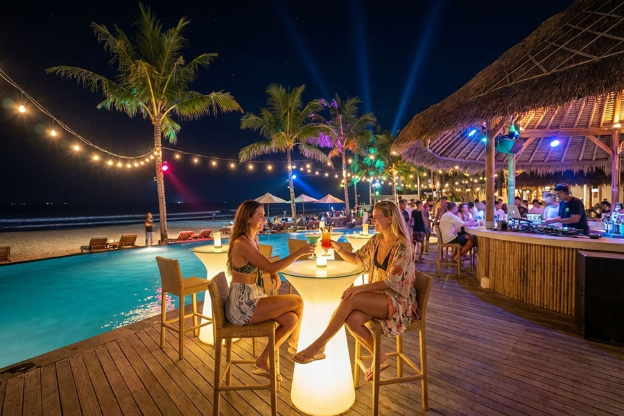 night clubs in bali - atlas beach club - bali touristic