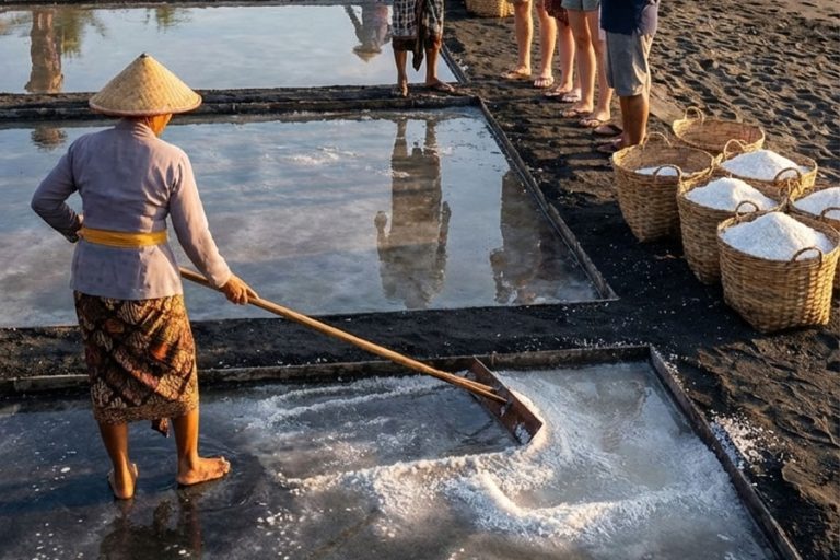Traditional Salt Farms in Bali Add Unique Tour Experiences