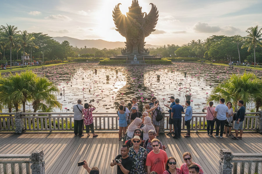 travel blog ideas - statue park bali - bali touristic