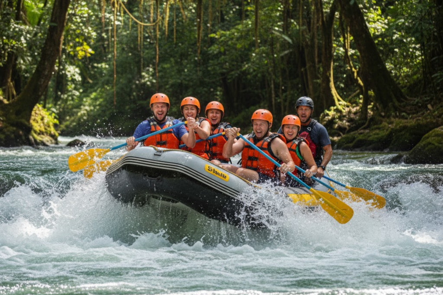 best things to do in bali - white river rafting | balitouristic.com