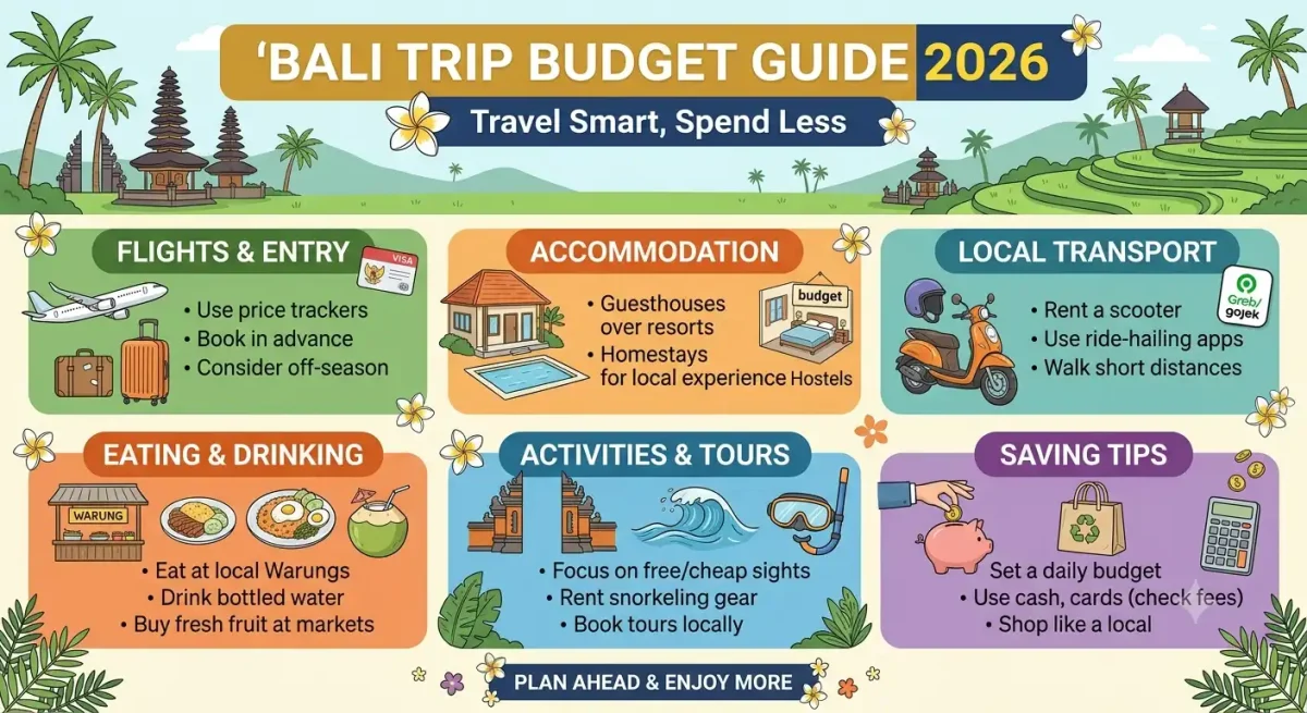 A traveler planning a Bali trip budget friendly.