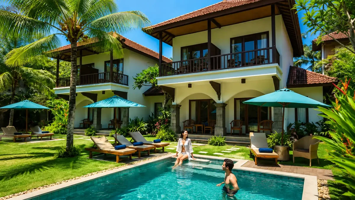 Affordable budget hotels in Bali with comfortable rooms, modern amenities, and a welcoming atmosphere for travelers.