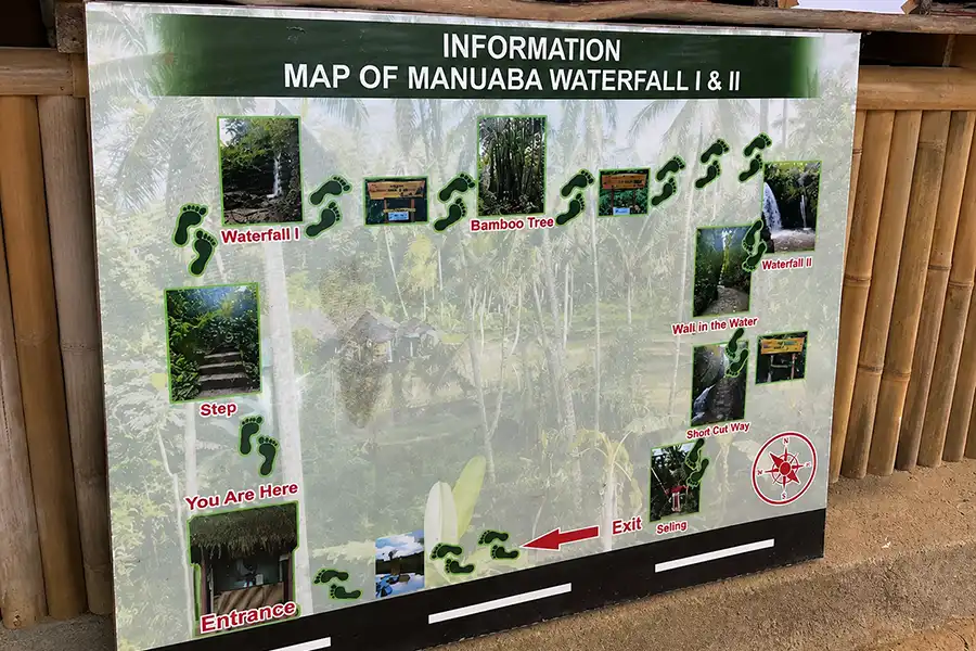 Manuaba Waterfall is popular among tourists thanks to its many attractions.