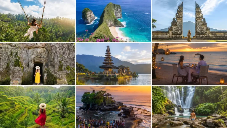 Travelers exploring the top tourist attractions across Bali’s iconic landscapes and cultural landmarks.