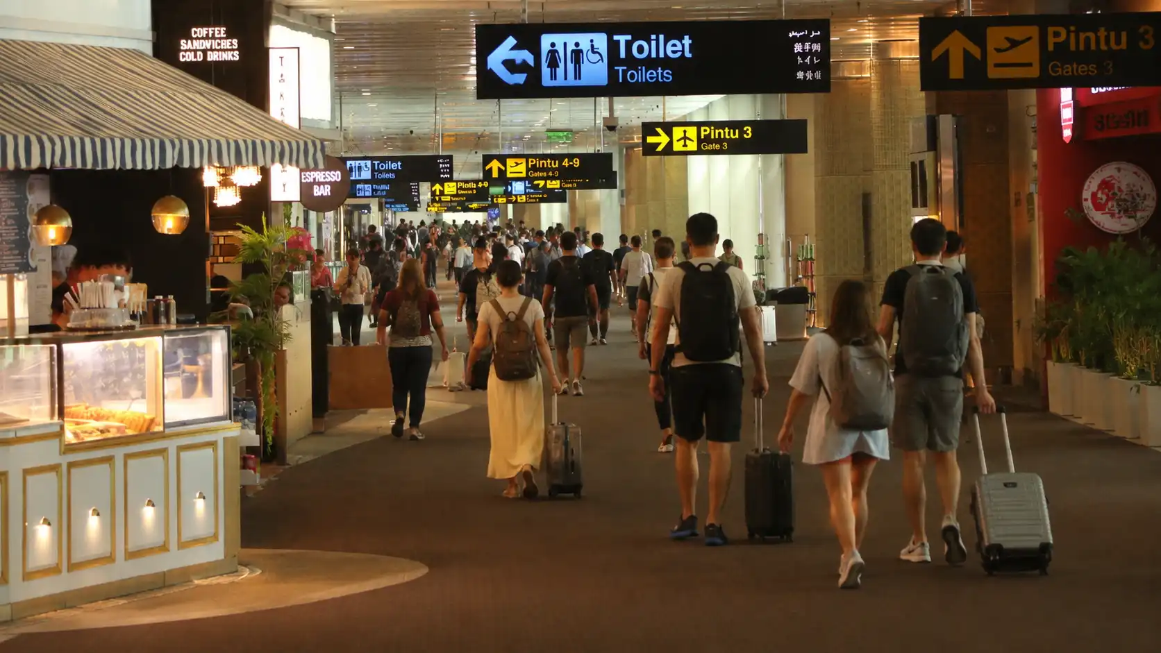 Ngurah Rai International Airport, also called Denpasar Airport.