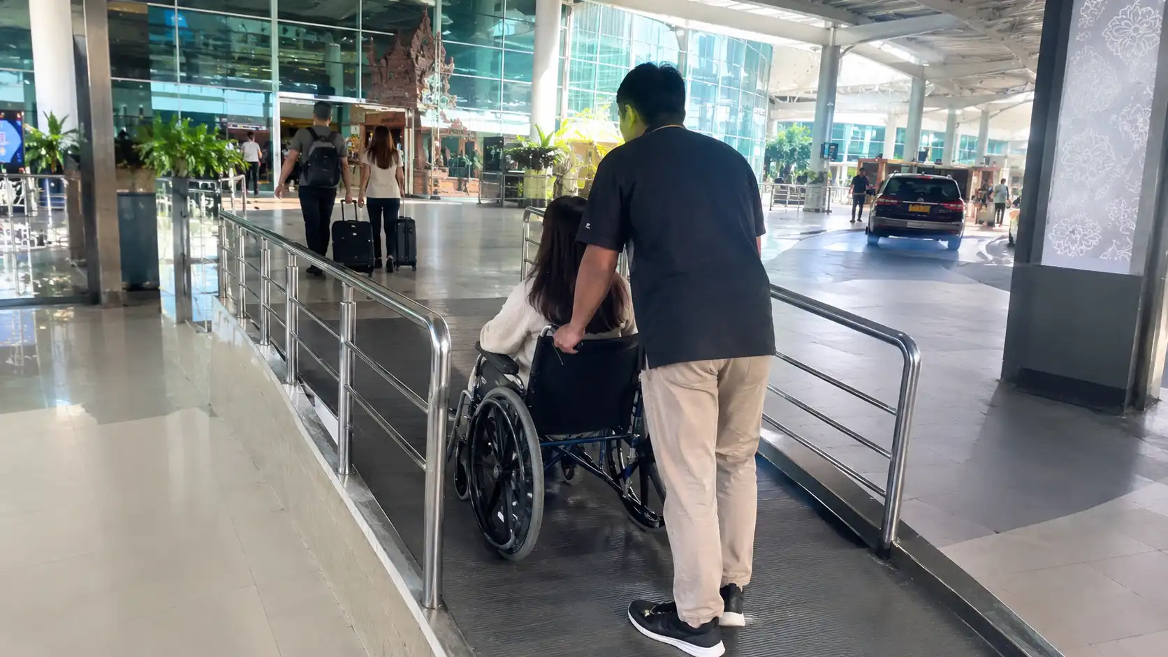 Accessible passenger facilities at Bali Airport
